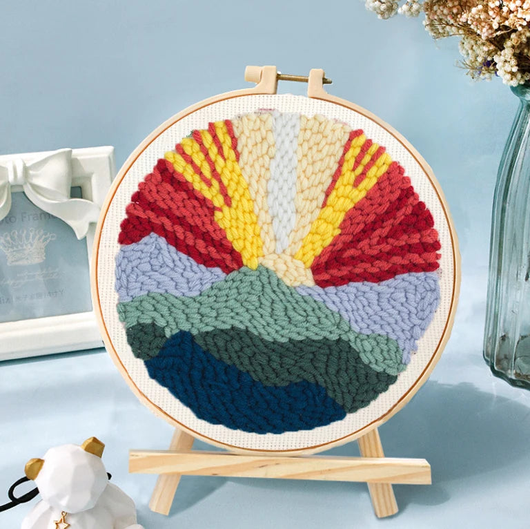 Kit de Punch needle -   ⌀ 20cm